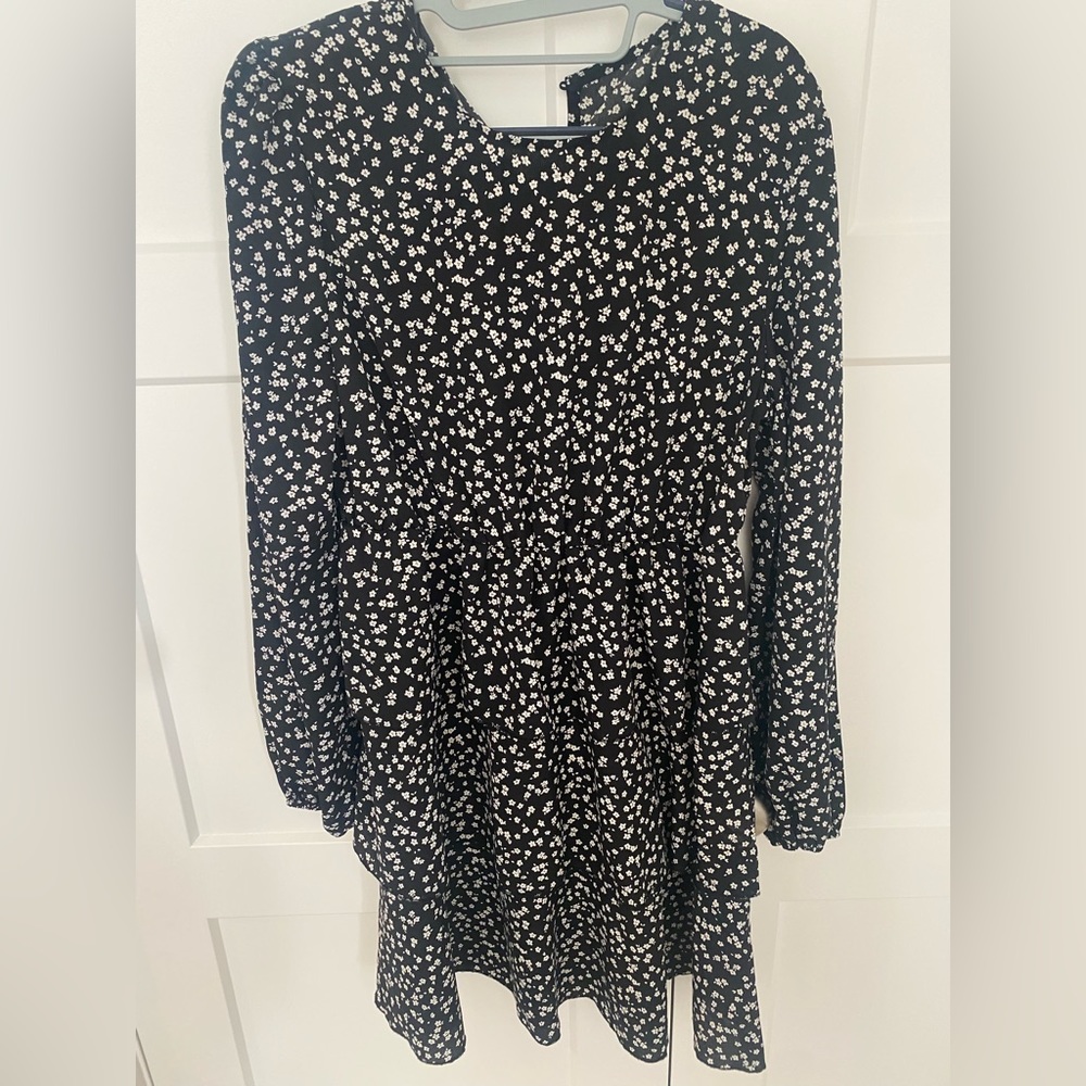 Boho tiered ruffle dress